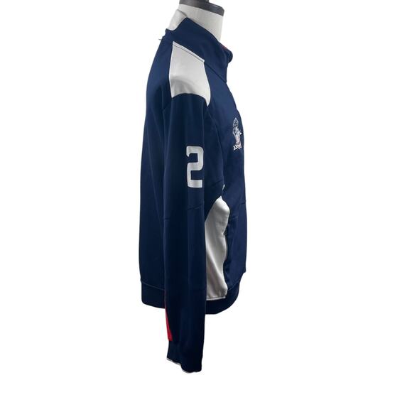 VTG Polo Sport Ralph Lauren Track Jacket Men Sz XL Blue USA 2 Big Pony Preppy - Picture 4 of 12